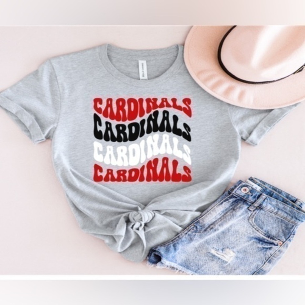 Cardinals Wavy Tee